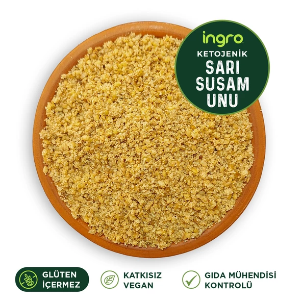 Glutensiz Ketojenik Sarı Susam Unu 1000 gr