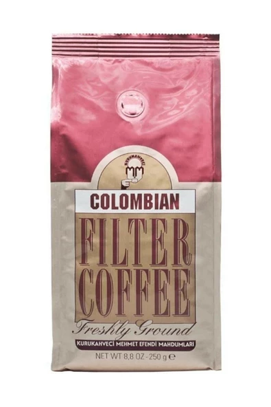 Mehmet Efendi Colombian Filtre Kahve 250gr - Folyo Ambalaj - 2 Adet