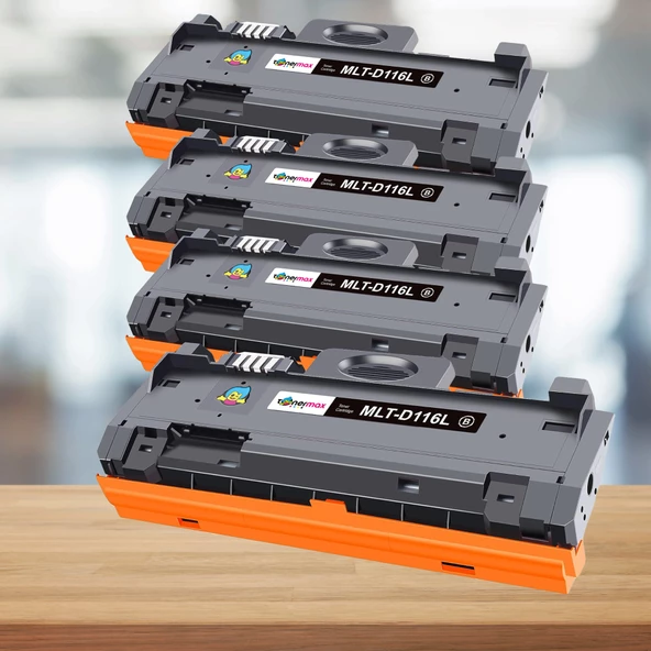 Samsung MLT-D116L Muadil Toner 4'lü Avantaj Paket/ M2625 / M2626 / M2826 / M2876 / M2675 / M2825 / M2826