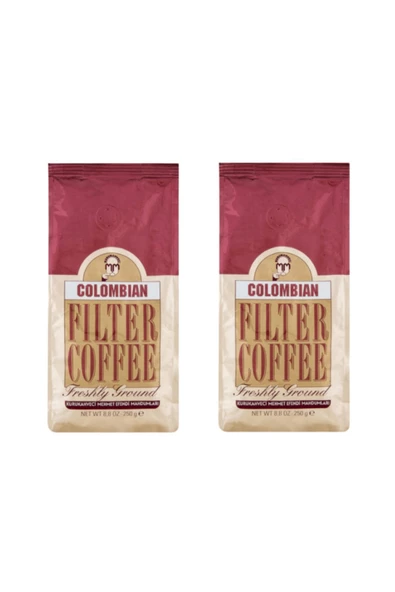 Mehmet Efendi Colombian Filtre Kahve 250gr - Folyo Ambalaj - 2 Adet