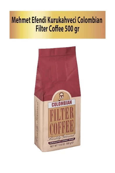 Mehmet Efendi Colombian Filtre Kahve 500gr - Folyo Ambalaj