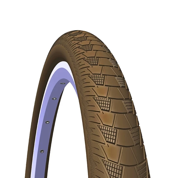 Mitas Cıty Hopper 28x2.00, APS+RS 1mm, Kahverengi ürün görseli