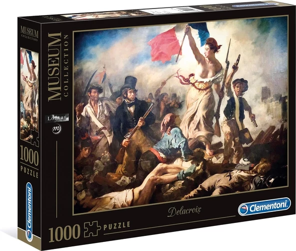 Clementoni 39549 Museum Collection Yetişkin Puzzle Delacroix Liberty Leading The People 1000 Parça