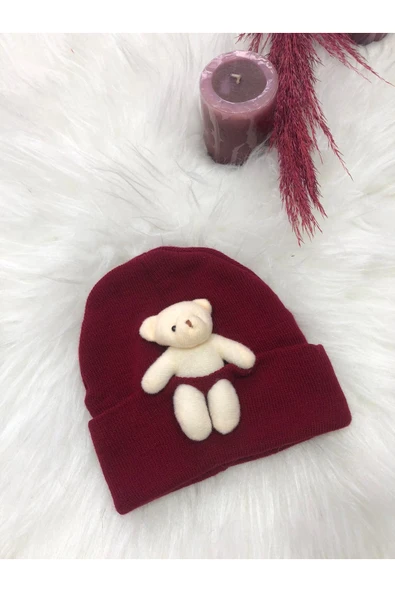 Diamondstar Fitilli Ayıcıklı Bere  Şapka 4/10 Yaş