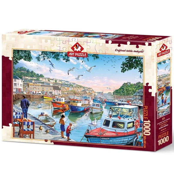 Art Puzzle 1000 Parça Limandaki Küçük Balıkçılar 4231