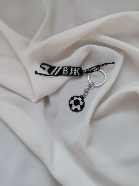 El Yapımı Miyuki Beşiktaş Bileklik Ve Anahtarlık - 3