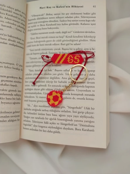 El Yapımı Miyuki Galatasaray Bileklik Ve Anahtarlık - 6