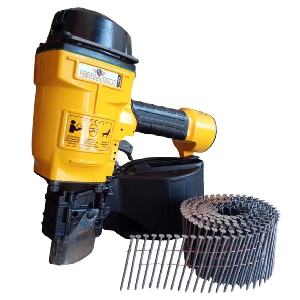 ÇarşıBu Palet ve Sandık Çivi Çakma Tabancası 45-70 MM Havalı Çivileme Makinesi CN70