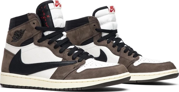 Nike Travis Scott x Air Jordan 1 Retro High OG 'Mocha' Spor Ayakkabı - Resim 8