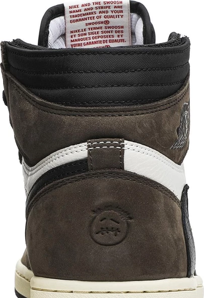 Nike Travis Scott x Air Jordan 1 Retro High OG 'Mocha' Spor Ayakkabı - Resim 7