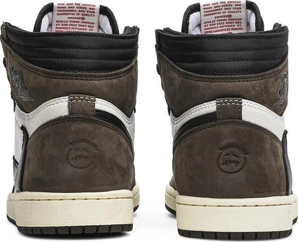 Nike Travis Scott x Air Jordan 1 Retro High OG 'Mocha' Spor Ayakkabı - Resim 6