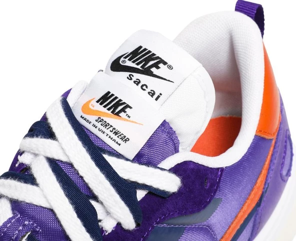 Nike x Sacai Vaporwaffle Dark Iris Spor Ayakkabı - 9