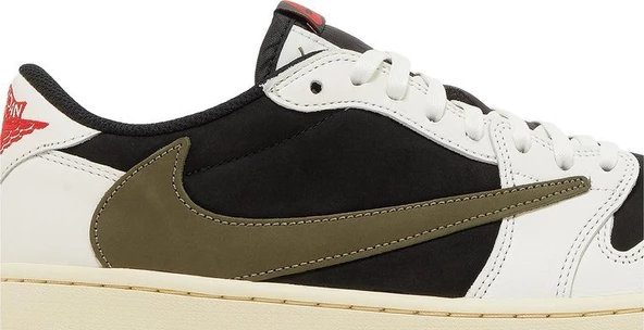 Nike Travis Scott x Wmns Air Jordan 1 Retro Low OG SP 'Olive' Spor Ayakkabı - Resim 2