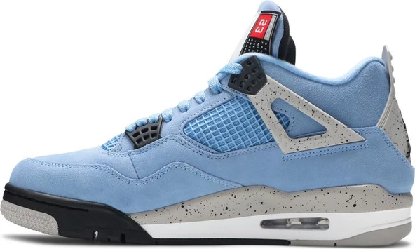 Nike Air Jordan 4 Retro 'University Blue' Spor Ayakkabı - Resim 3