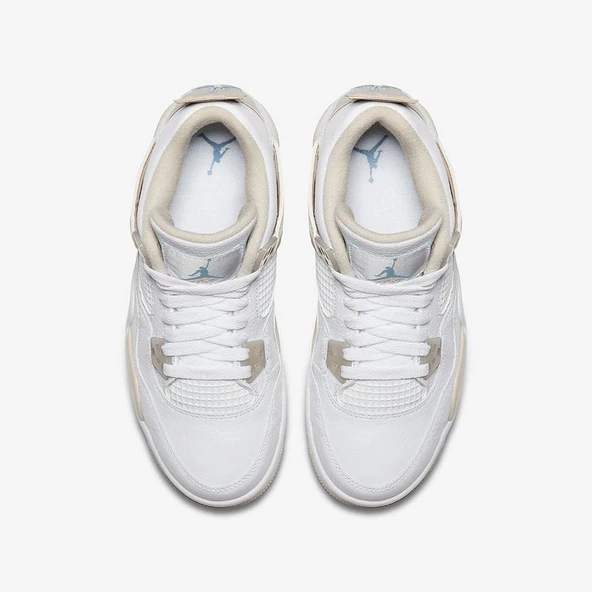 Nike Air Jordan Retro 4 Linen  Erkek Spor Ayakkabı - Resim 2