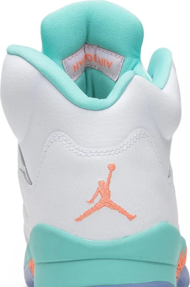 Nike Air Jordan 5 Retro GS 'Light Aqua' Spor Ayakkabı - 7