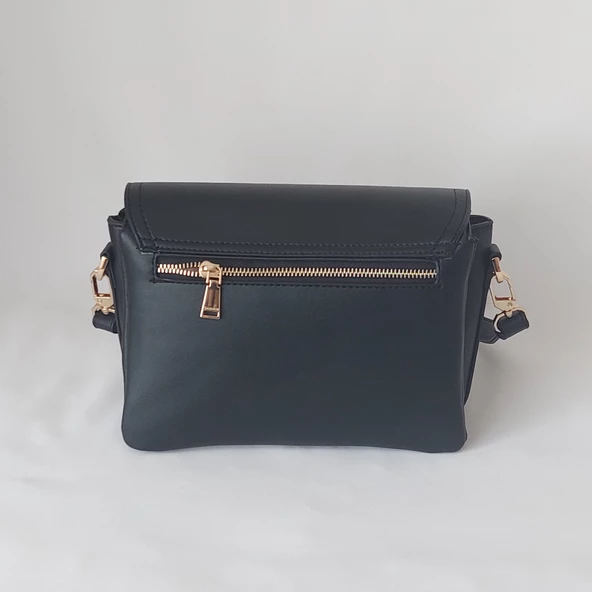 251SY910 Model Sarach Marka Siyah Renk Omuz Çantası - 3