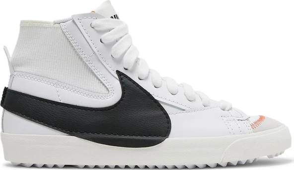 Nike Blazer Mid 77 Jumbo White Black Kadın Spor Ayakkabı
