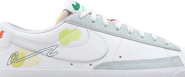 Nike Mayumi Yamase x Blazer '77 Flyleather Low Earth Day Spor Ayakkabı - Resim 2