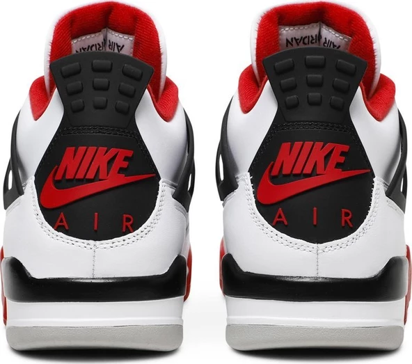 Nike Air Jordan Retro 4 Fire Red Erkek Spor Ayakkabı - 6