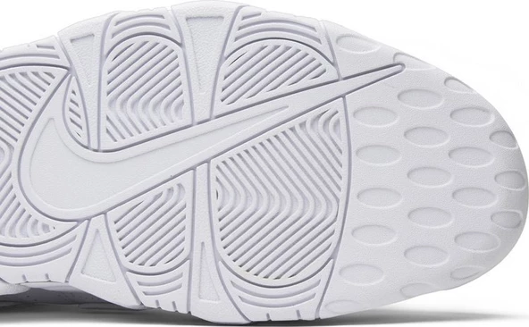 Nike Air More Uptempo 'Triple White' Spor Ayakkabı - 5