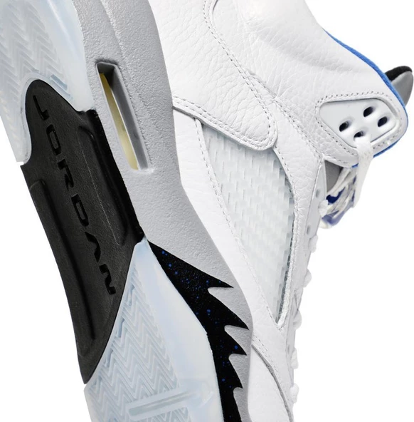 Nike Air Jordan 5 Retro 'Stealth 2.0' Spor Ayakkabı - Resim 9