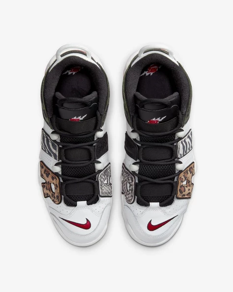 Nike Air More Uptempo 96 Animal Instinct Erkek Spor Ayakkabı - Resim 2