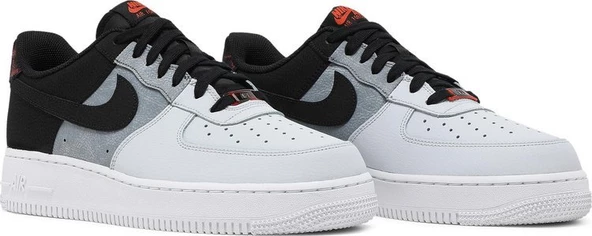 Nike Air Force 1 07 LV8 Siyah/Duman Grisi/Beyaz Erkek Spor Ayakkabı - Resim 10