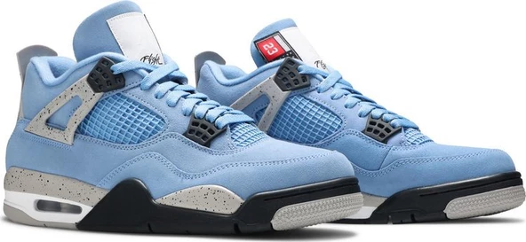 Nike Air Jordan 4 Retro 'University Blue' Spor Ayakkabı - Resim 8