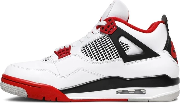 Nike Air Jordan Retro 4 Fire Red Erkek Spor Ayakkabı - 3