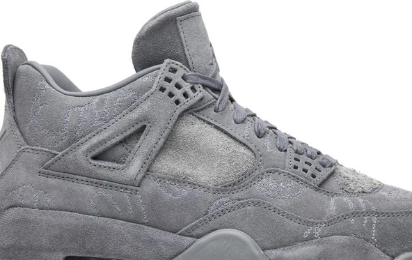 Nike Air Jordan Retro 4 Grey x Kaws  Erkek Spor Ayakkabı - 2