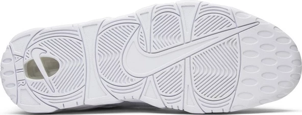 Nike Air More Uptempo 'Triple White' Spor Ayakkabı - 4
