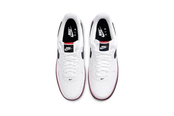 Nike Air Force 1 Low LV8 Ribbon White Blue Erkek Spor Ayakkabı - Resim 5