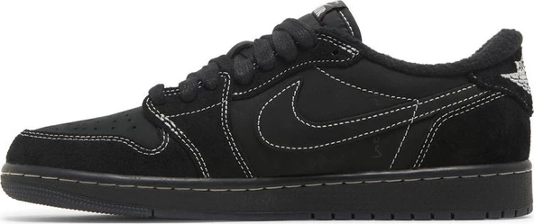 Nike Air Jordan 1 Low Phantom Black x Travis Scott Erkek Spor Ayakkabı - Resim 3
