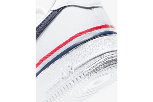 Nike Air Force 1 Low LV8 Ribbon White Blue Erkek Spor Ayakkabı - Resim 6