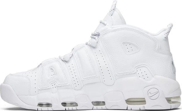 Nike Air More Uptempo 'Triple White' Spor Ayakkabı - 3