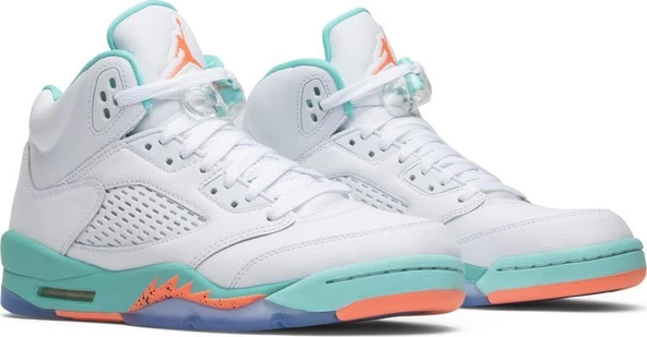 Nike Air Jordan 5 Retro GS 'Light Aqua' Spor Ayakkabı - 8