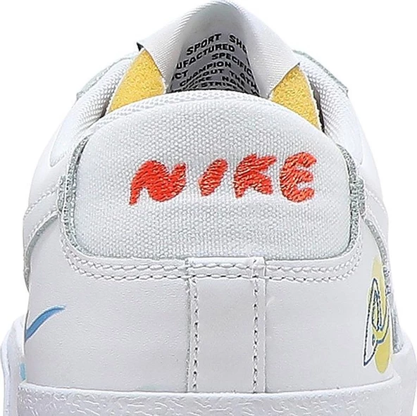 Nike Mayumi Yamase x Blazer '77 Flyleather Low Earth Day Spor Ayakkabı - Resim 7