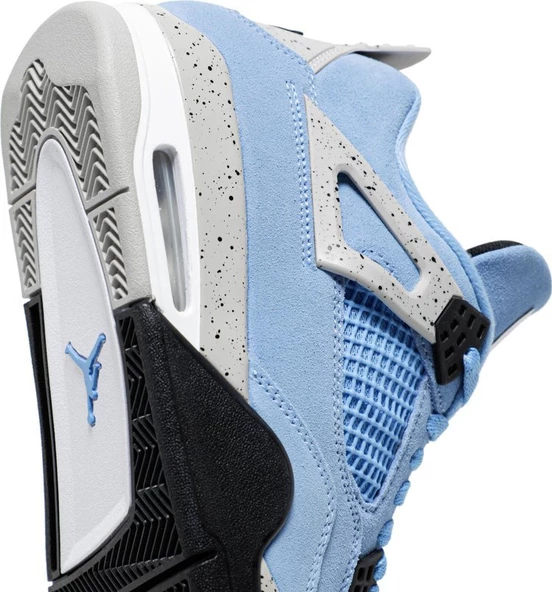 Nike Air Jordan 4 Retro 'University Blue' Spor Ayakkabı - Resim 9