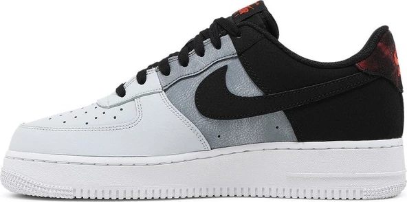 Nike Air Force 1 07 LV8 Siyah/Duman Grisi/Beyaz Erkek Spor Ayakkabı - Resim 3