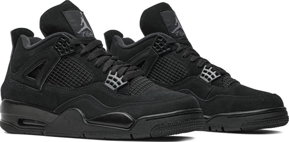 Nike Air Jordan 4 Retro Black Cat Erkek Spor Ayakkabı - Resim 8