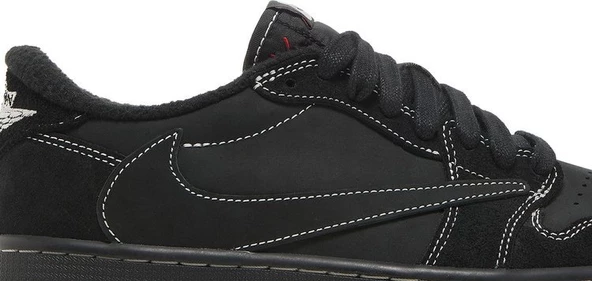 Nike Air Jordan 1 Low Phantom Black x Travis Scott Erkek Spor Ayakkabı - Resim 2