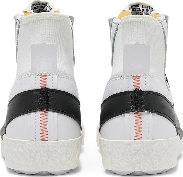 Nike Blazer Mid 77 Jumbo White Black Erkek Spor Ayakkabı - 6