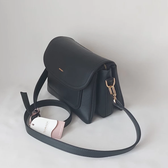 251SY910 Model Sarach Marka Siyah Renk Omuz Çantası - 2