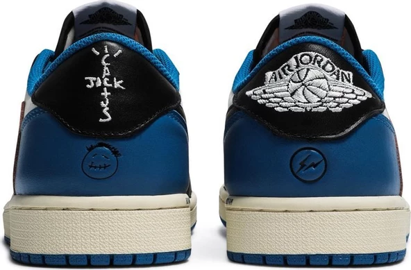 Nike Air Jordan 1 Low Fragment x Travis Scott Erkek Spor Ayakkabı - 6