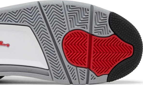 Nike Air Jordan Retro 4 Black Canvas Erkek Spor Ayakkabı - Resim 5