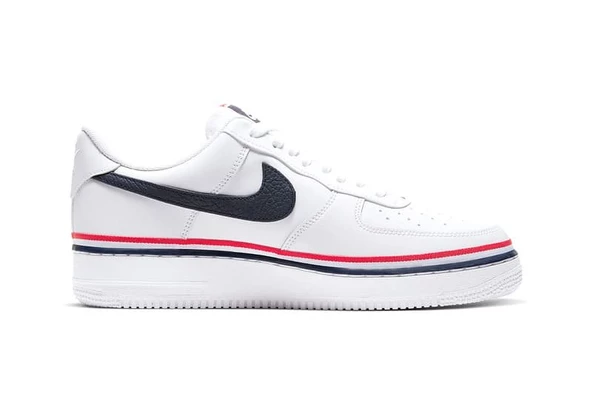 Nike Air Force 1 Low LV8 Ribbon White Blue Erkek Spor Ayakkabı ürün görseli 1