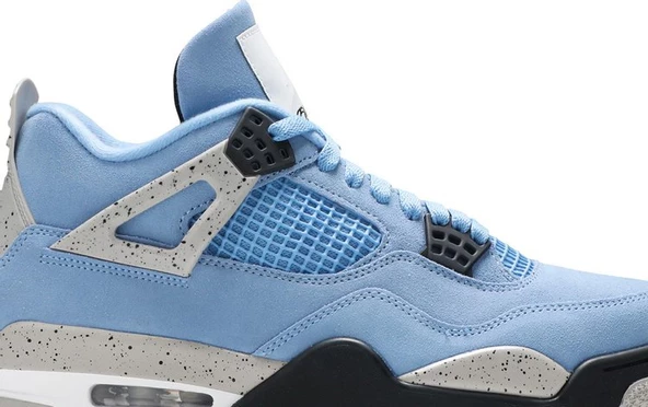 Nike Air Jordan 4 Retro 'University Blue' Spor Ayakkabı - Resim 2
