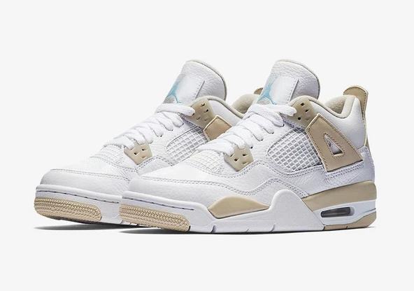 Nike Air Jordan Retro 4 Linen  Erkek Spor Ayakkabı