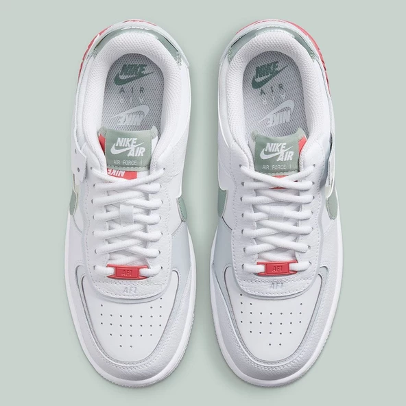 Nike Air Force 1 Shadow Jade Smoke  Kadın Spor Ayakkabı - Resim 6